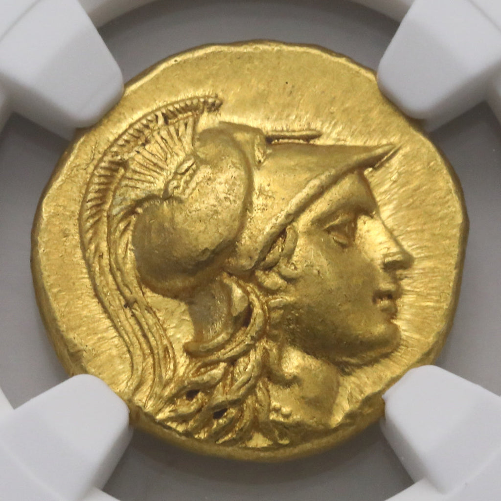 販売実績-古代マケドニア 336-323BC アレキサンダー大王 スターテル金貨-UNIVERSAL COIN